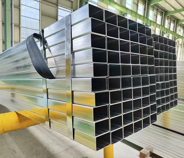 Zinc aluminum magnesium square tube