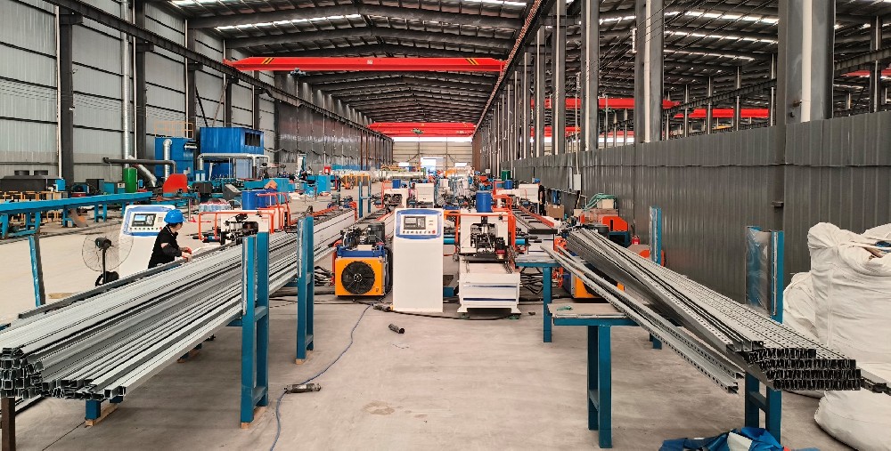 Photovoltaic support production line
